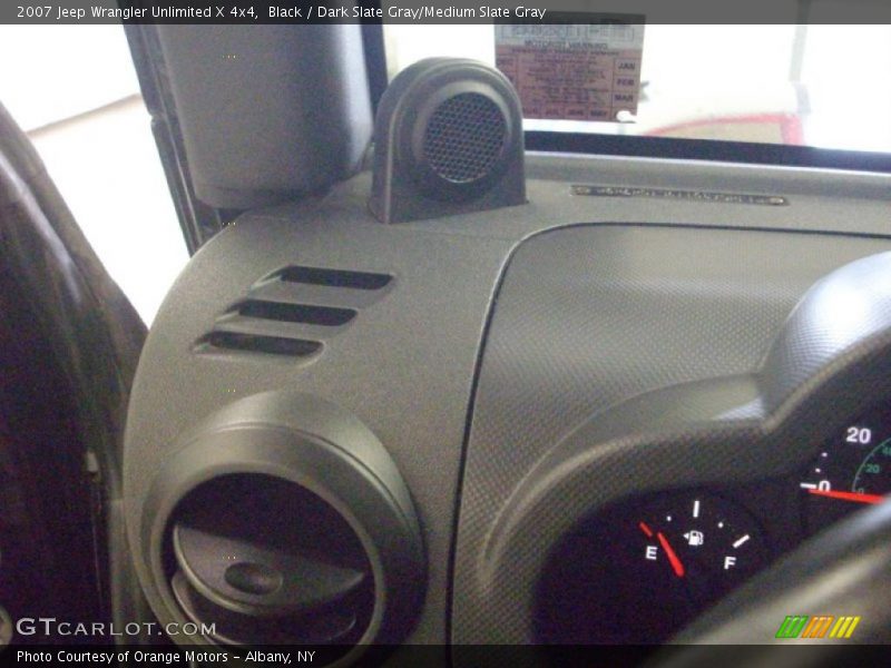 Black / Dark Slate Gray/Medium Slate Gray 2007 Jeep Wrangler Unlimited X 4x4