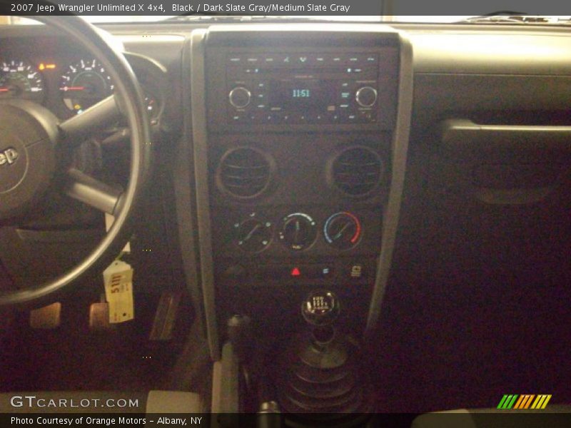 Black / Dark Slate Gray/Medium Slate Gray 2007 Jeep Wrangler Unlimited X 4x4
