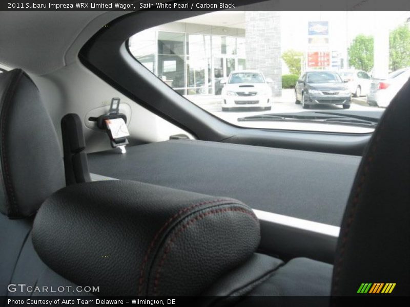 Satin White Pearl / Carbon Black 2011 Subaru Impreza WRX Limited Wagon