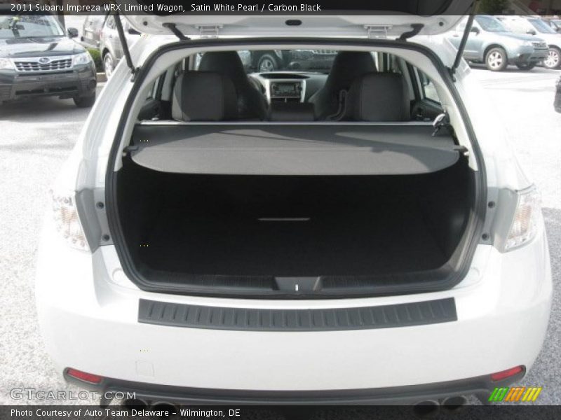 Satin White Pearl / Carbon Black 2011 Subaru Impreza WRX Limited Wagon
