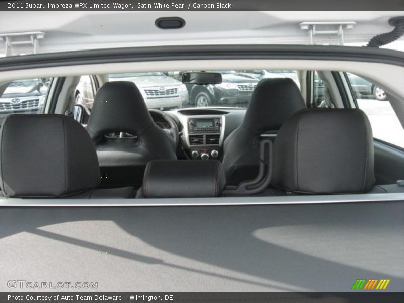 Satin White Pearl / Carbon Black 2011 Subaru Impreza WRX Limited Wagon
