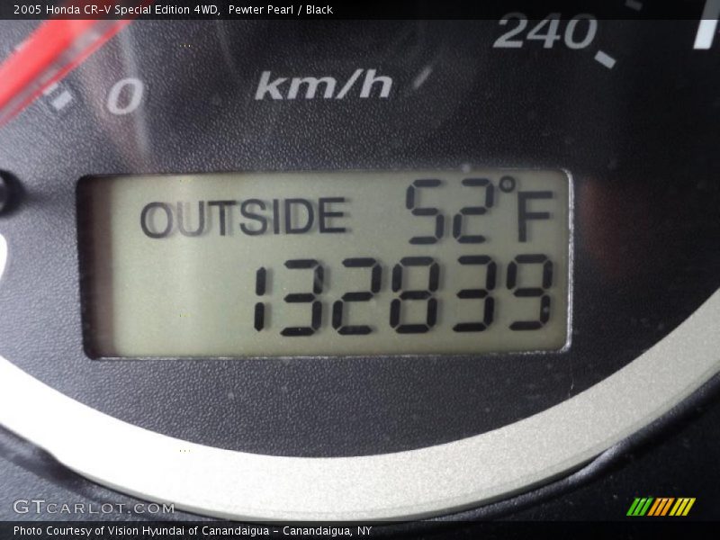 Pewter Pearl / Black 2005 Honda CR-V Special Edition 4WD