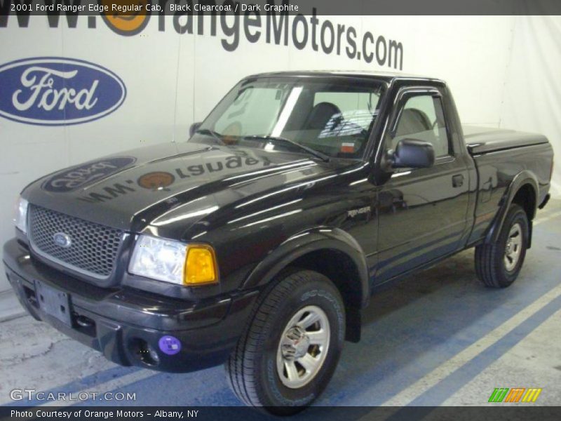 Black Clearcoat / Dark Graphite 2001 Ford Ranger Edge Regular Cab