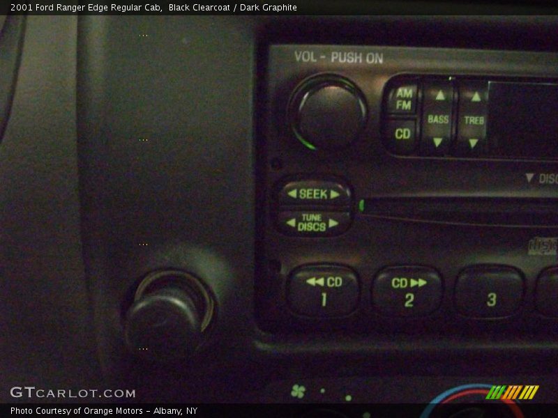 Black Clearcoat / Dark Graphite 2001 Ford Ranger Edge Regular Cab