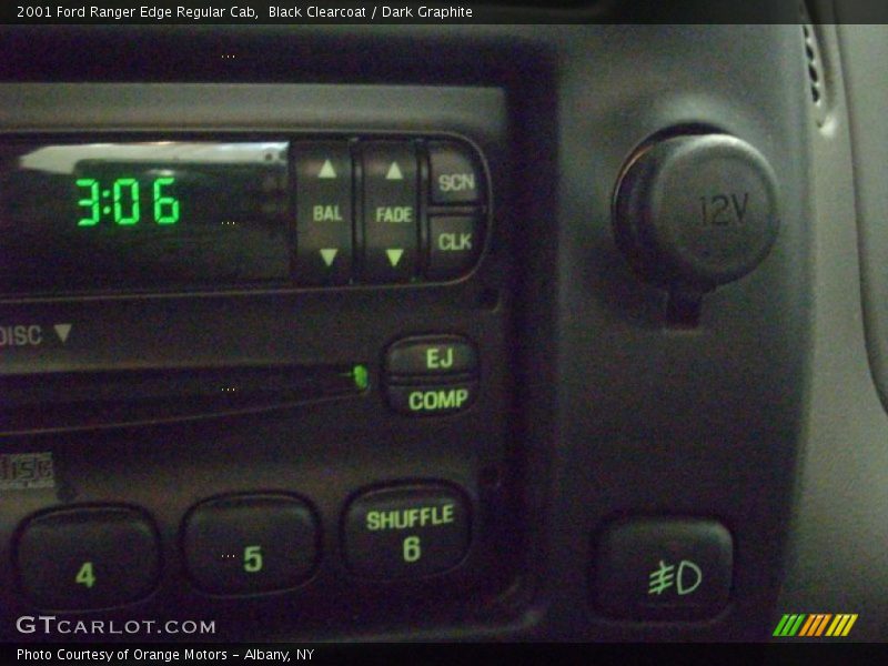 Black Clearcoat / Dark Graphite 2001 Ford Ranger Edge Regular Cab