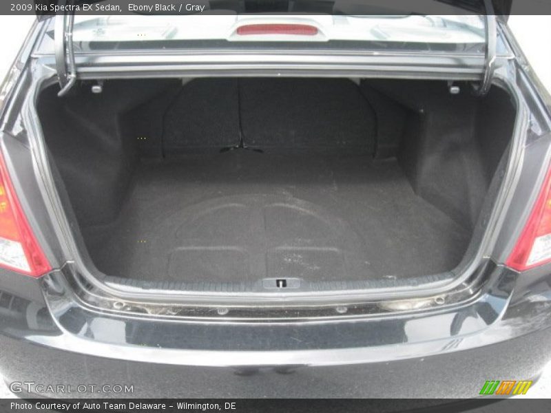Ebony Black / Gray 2009 Kia Spectra EX Sedan