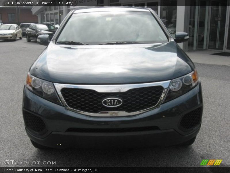 Pacific Blue / Gray 2011 Kia Sorento LX