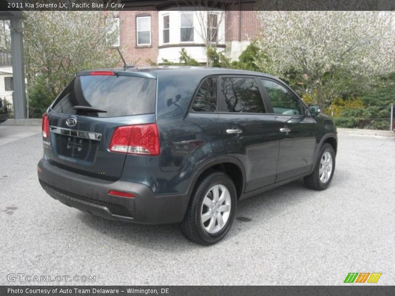 Pacific Blue / Gray 2011 Kia Sorento LX