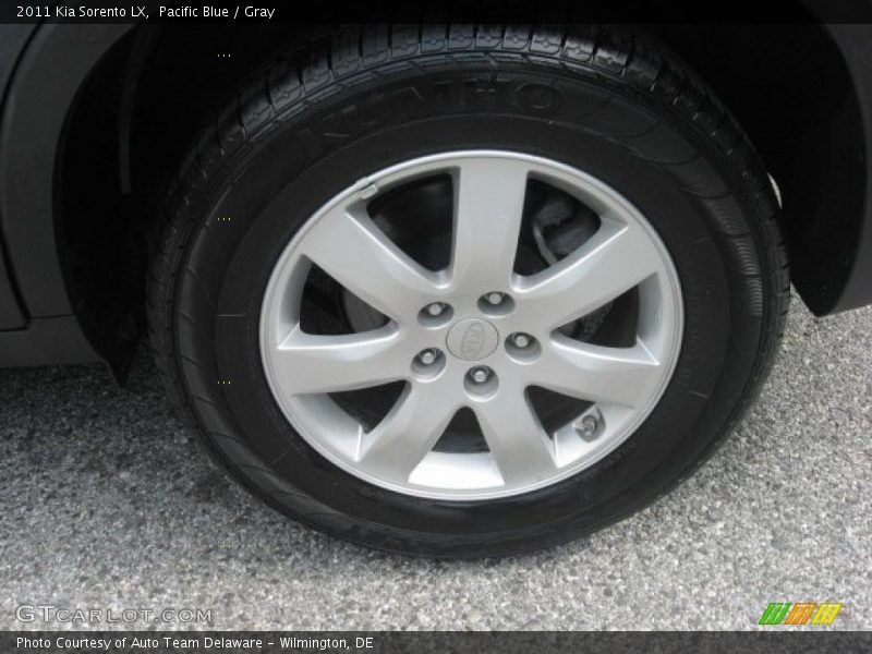 Pacific Blue / Gray 2011 Kia Sorento LX