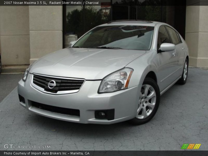 Radiant Silver Metallic / Charcoal 2007 Nissan Maxima 3.5 SL