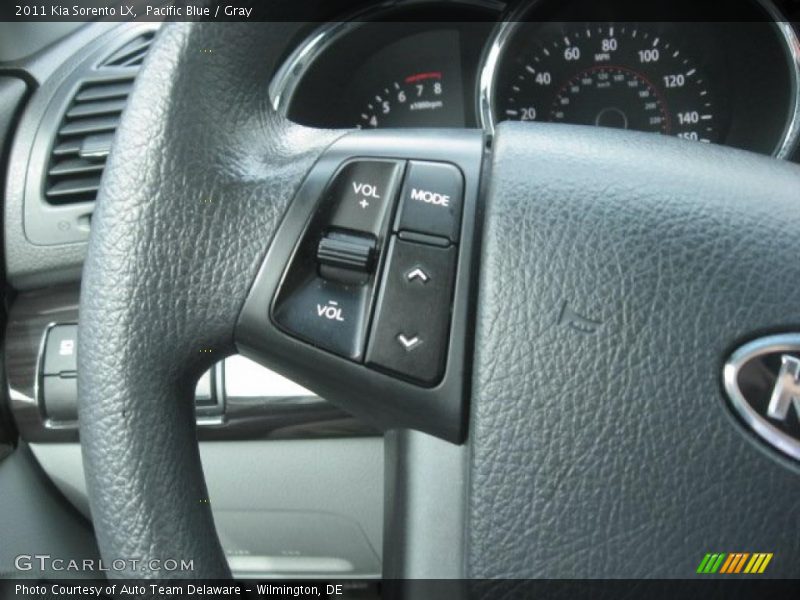 Pacific Blue / Gray 2011 Kia Sorento LX