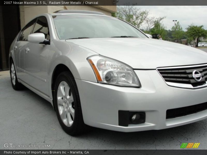Radiant Silver Metallic / Charcoal 2007 Nissan Maxima 3.5 SL