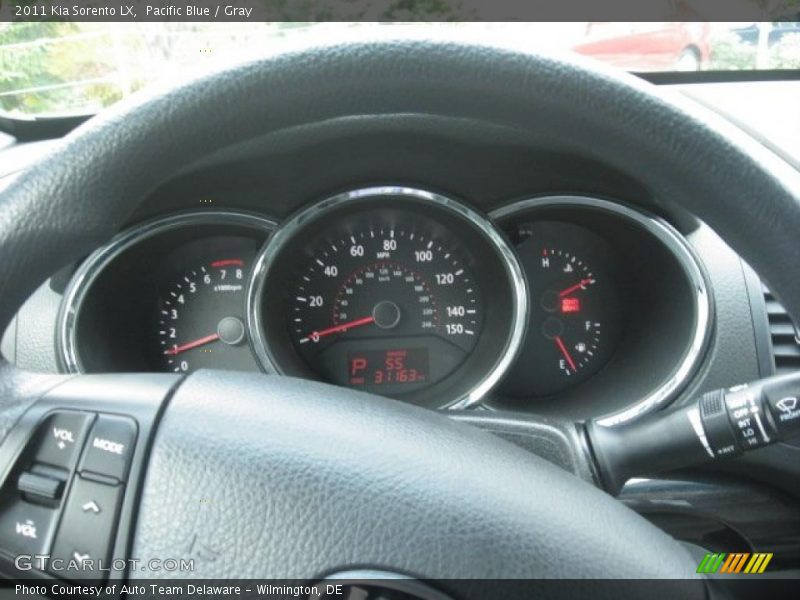 Pacific Blue / Gray 2011 Kia Sorento LX