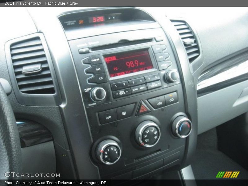 Pacific Blue / Gray 2011 Kia Sorento LX