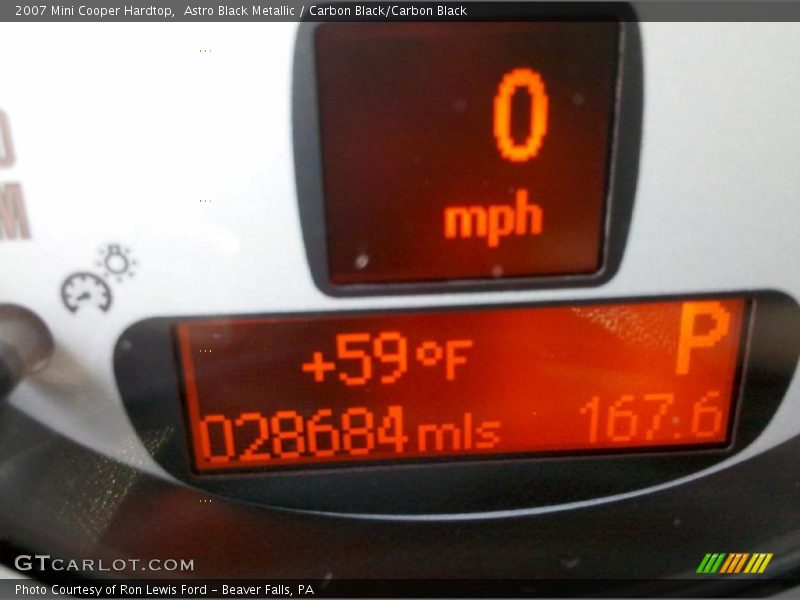 Astro Black Metallic / Carbon Black/Carbon Black 2007 Mini Cooper Hardtop