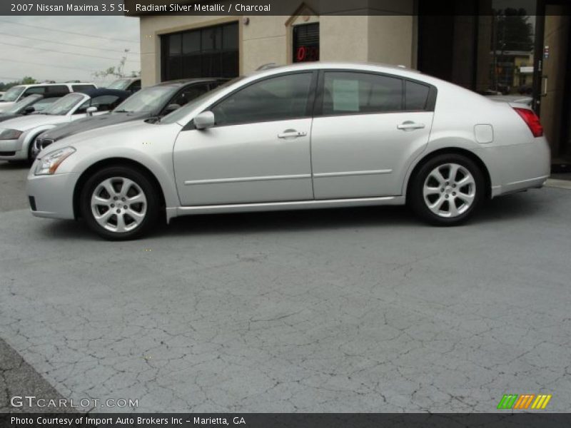 Radiant Silver Metallic / Charcoal 2007 Nissan Maxima 3.5 SL