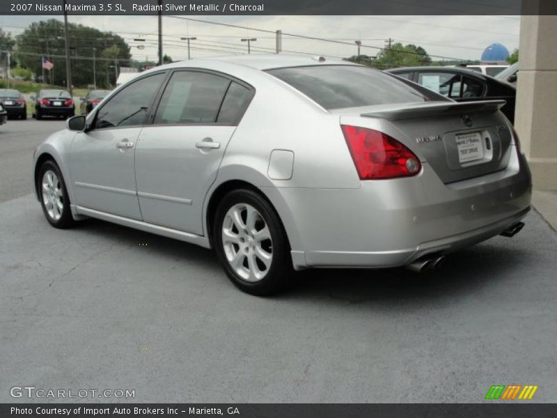 Radiant Silver Metallic / Charcoal 2007 Nissan Maxima 3.5 SL