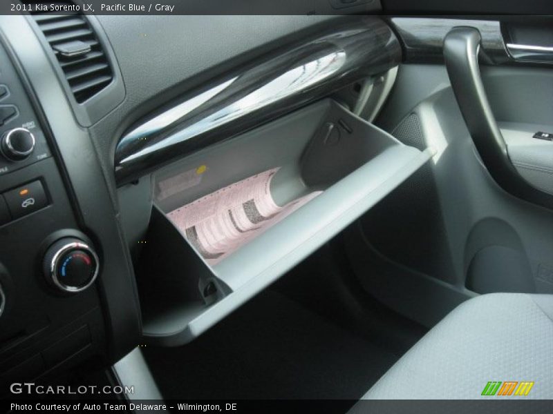 Pacific Blue / Gray 2011 Kia Sorento LX