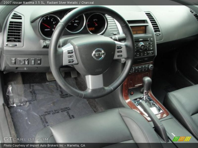 Radiant Silver Metallic / Charcoal 2007 Nissan Maxima 3.5 SL
