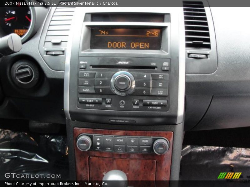 Radiant Silver Metallic / Charcoal 2007 Nissan Maxima 3.5 SL