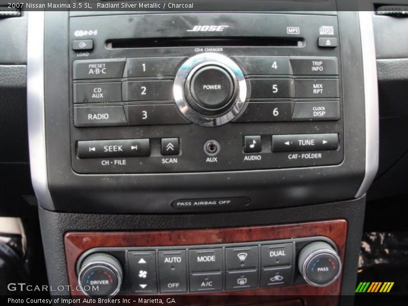 Radiant Silver Metallic / Charcoal 2007 Nissan Maxima 3.5 SL