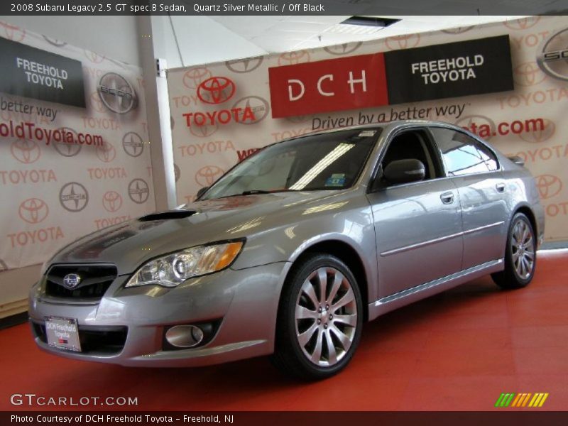 Quartz Silver Metallic / Off Black 2008 Subaru Legacy 2.5 GT spec.B Sedan