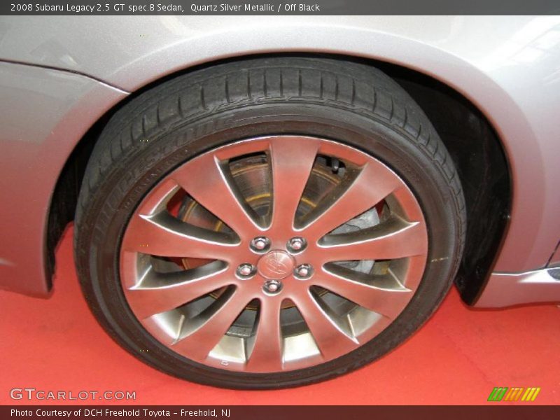 Quartz Silver Metallic / Off Black 2008 Subaru Legacy 2.5 GT spec.B Sedan