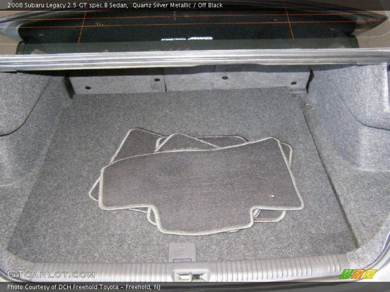 Quartz Silver Metallic / Off Black 2008 Subaru Legacy 2.5 GT spec.B Sedan