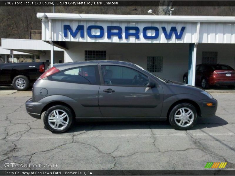 Liquid Grey Metallic / Dark Charcoal 2002 Ford Focus ZX3 Coupe