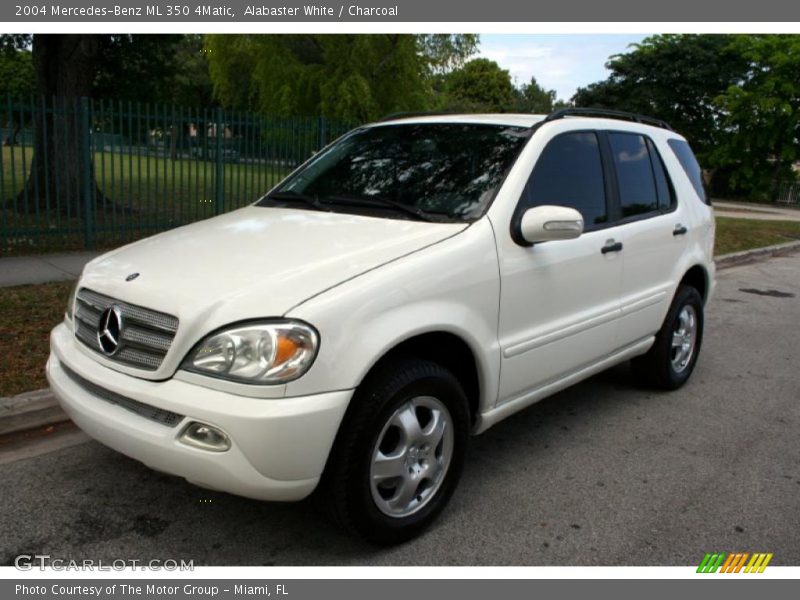 Alabaster White / Charcoal 2004 Mercedes-Benz ML 350 4Matic