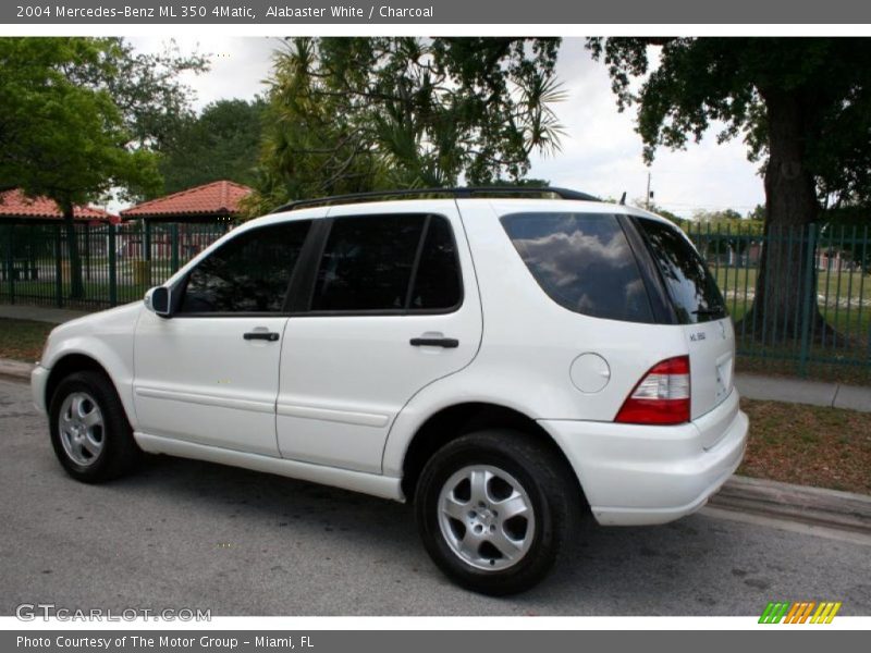 Alabaster White / Charcoal 2004 Mercedes-Benz ML 350 4Matic