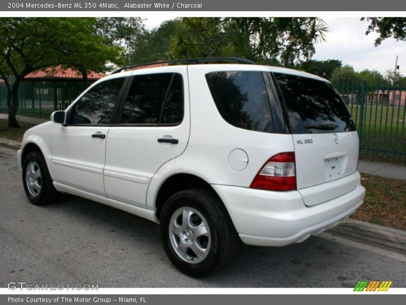 Alabaster White / Charcoal 2004 Mercedes-Benz ML 350 4Matic