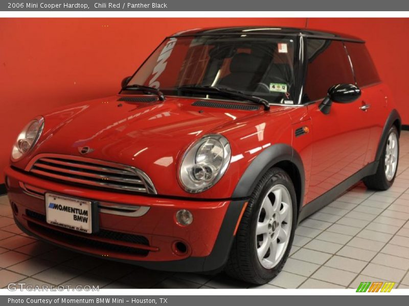 Chili Red / Panther Black 2006 Mini Cooper Hardtop