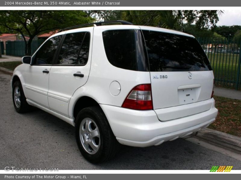 Alabaster White / Charcoal 2004 Mercedes-Benz ML 350 4Matic