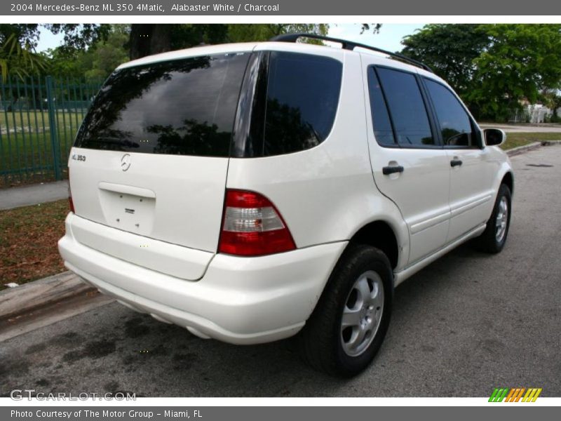 Alabaster White / Charcoal 2004 Mercedes-Benz ML 350 4Matic