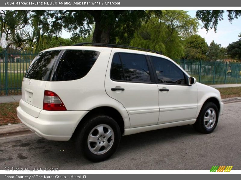 Alabaster White / Charcoal 2004 Mercedes-Benz ML 350 4Matic