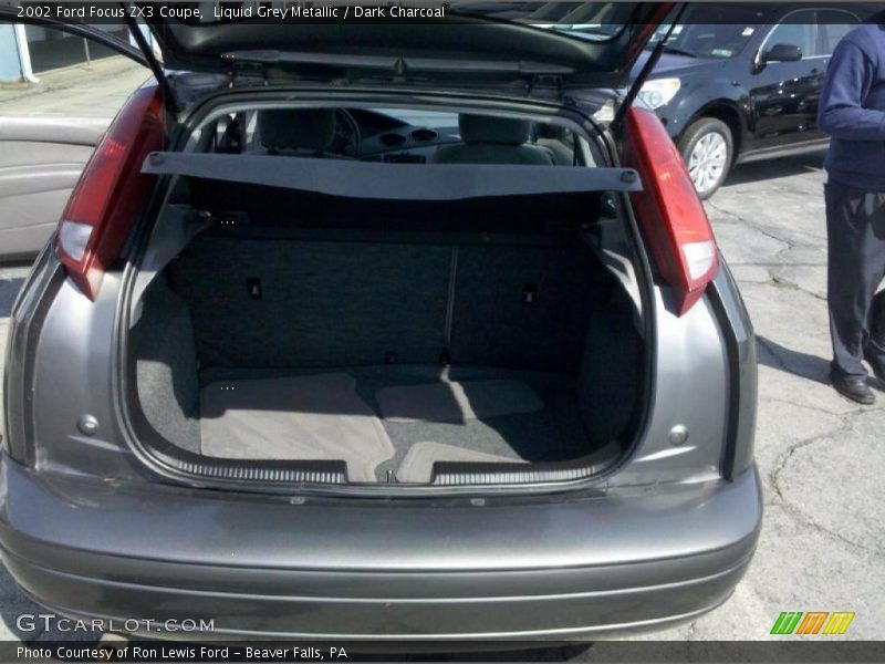 Liquid Grey Metallic / Dark Charcoal 2002 Ford Focus ZX3 Coupe