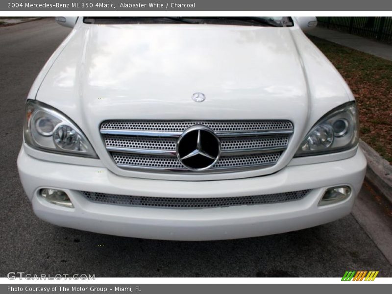 Alabaster White / Charcoal 2004 Mercedes-Benz ML 350 4Matic