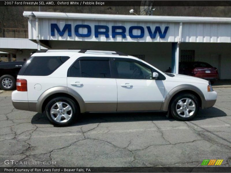 Oxford White / Pebble Beige 2007 Ford Freestyle SEL AWD