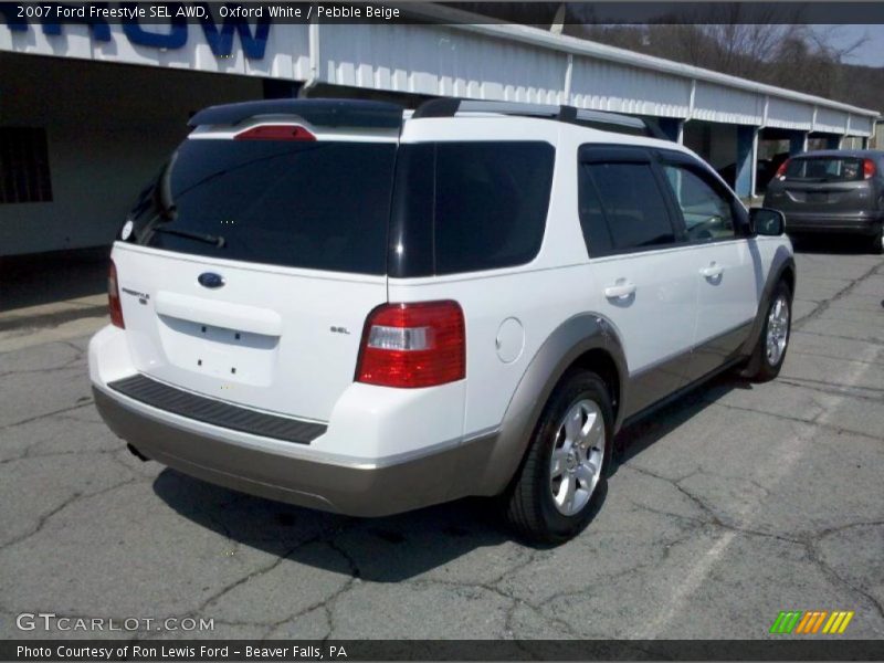Oxford White / Pebble Beige 2007 Ford Freestyle SEL AWD