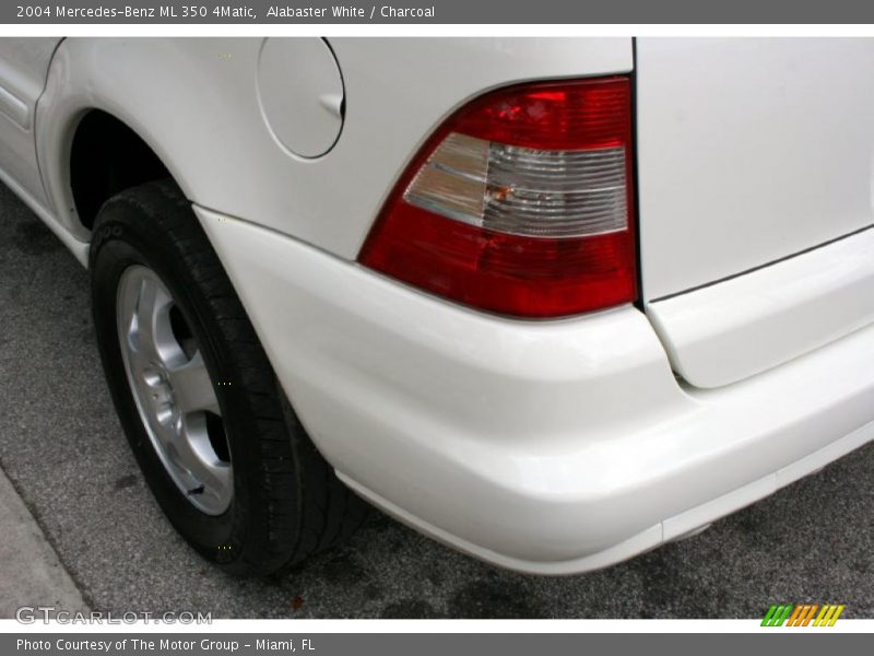 Alabaster White / Charcoal 2004 Mercedes-Benz ML 350 4Matic