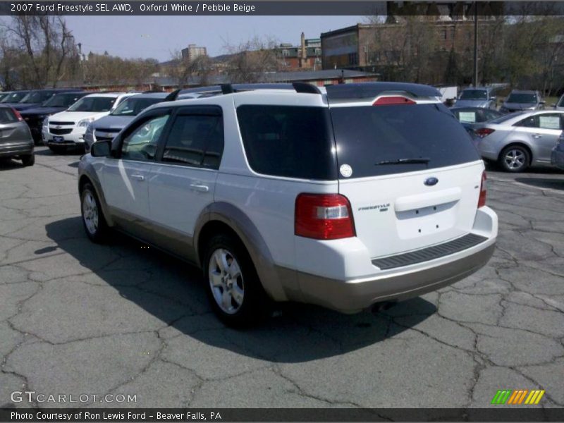 Oxford White / Pebble Beige 2007 Ford Freestyle SEL AWD