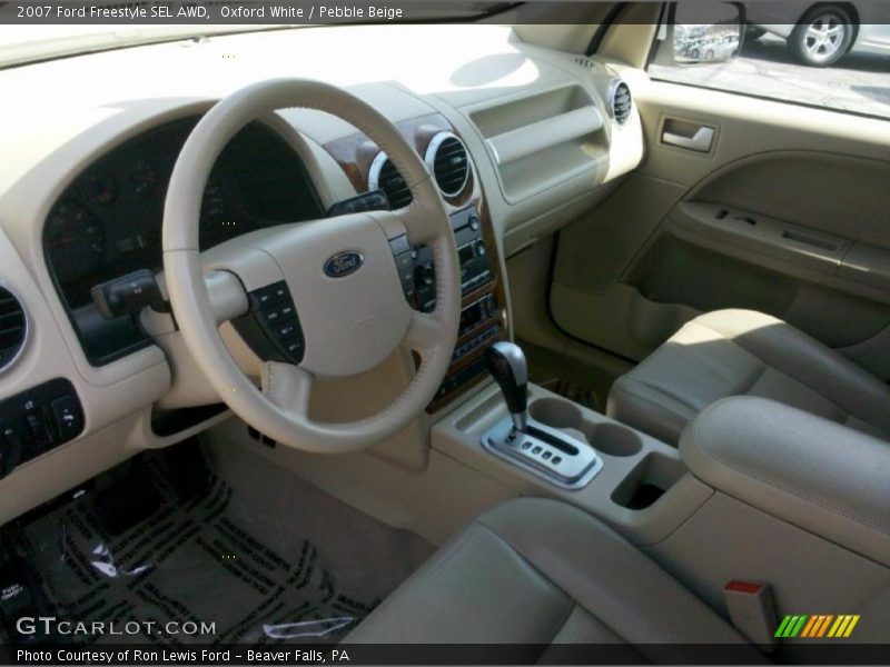 Oxford White / Pebble Beige 2007 Ford Freestyle SEL AWD