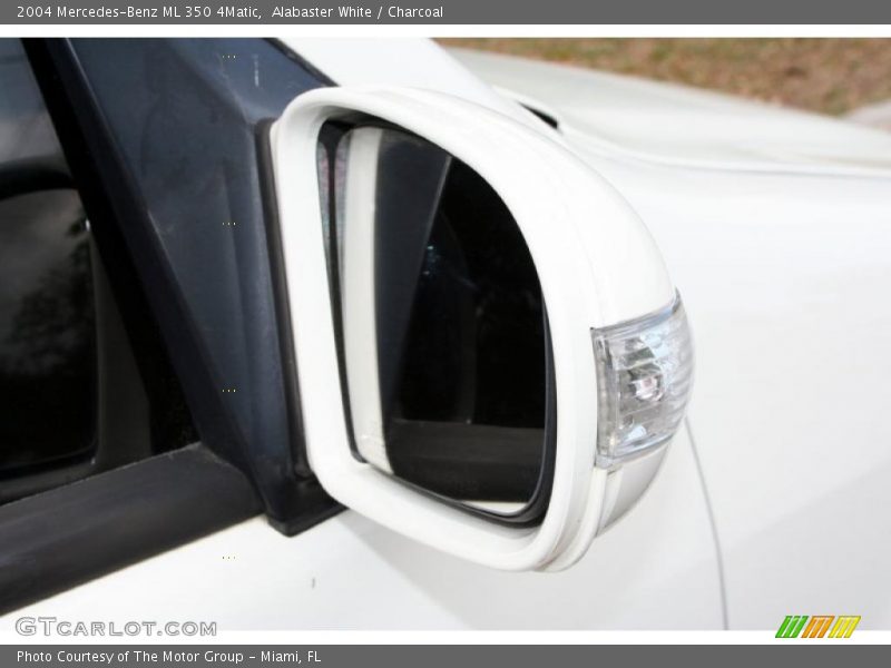 Alabaster White / Charcoal 2004 Mercedes-Benz ML 350 4Matic