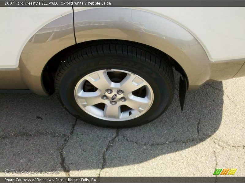 Oxford White / Pebble Beige 2007 Ford Freestyle SEL AWD