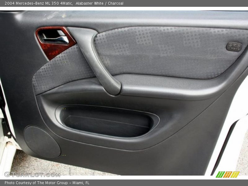 Alabaster White / Charcoal 2004 Mercedes-Benz ML 350 4Matic