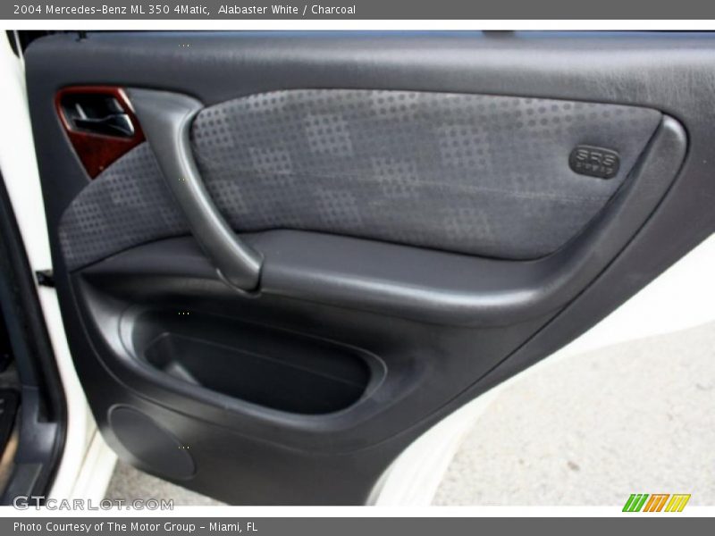 Alabaster White / Charcoal 2004 Mercedes-Benz ML 350 4Matic