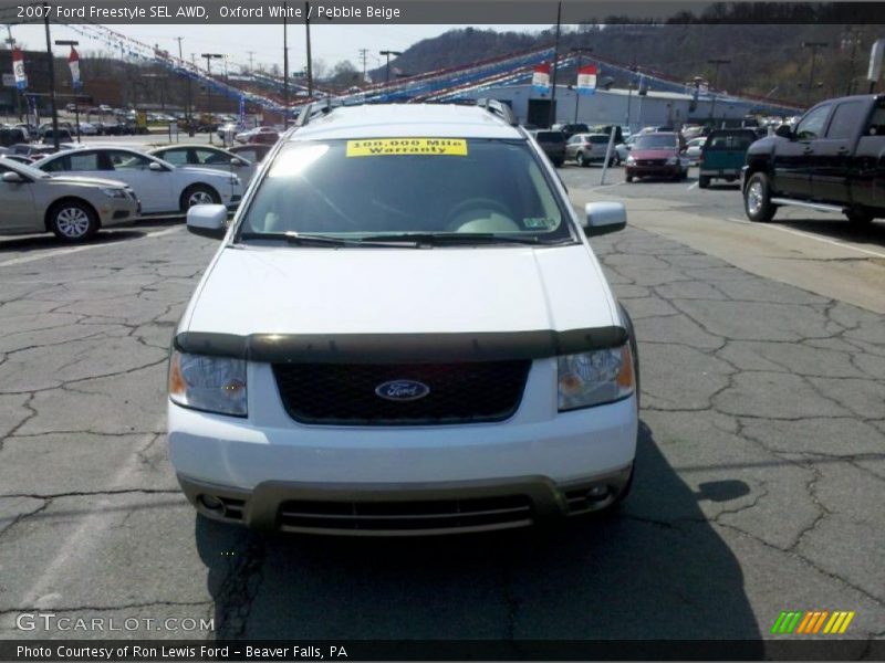 Oxford White / Pebble Beige 2007 Ford Freestyle SEL AWD