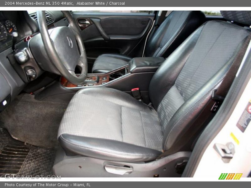 Alabaster White / Charcoal 2004 Mercedes-Benz ML 350 4Matic