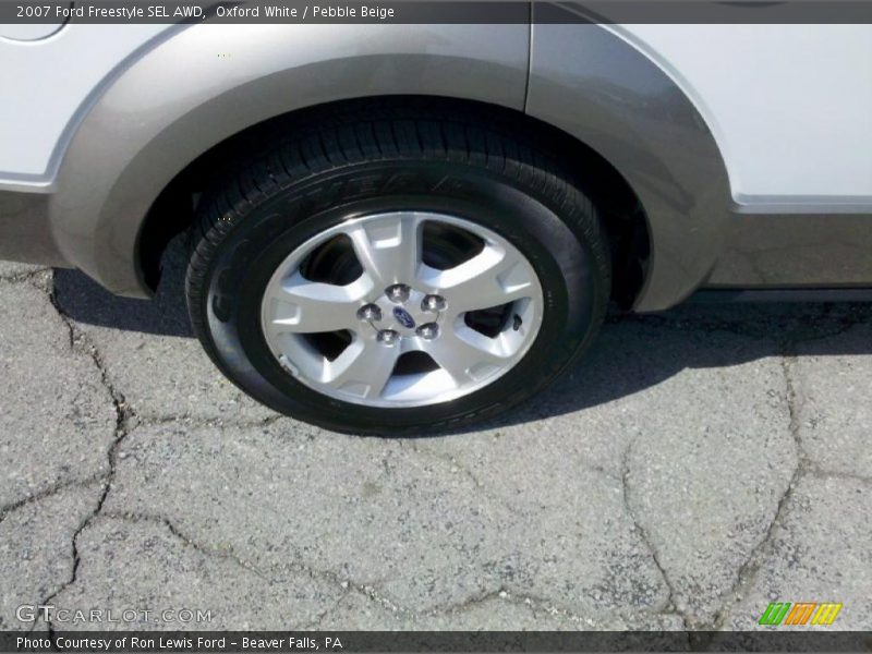 Oxford White / Pebble Beige 2007 Ford Freestyle SEL AWD